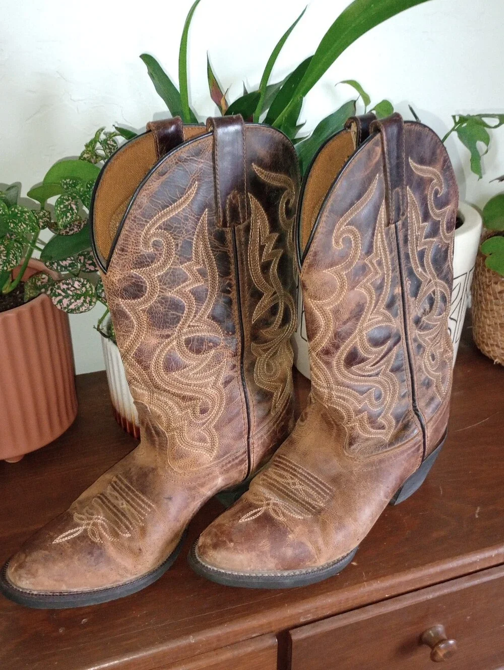 Laredo Maddie Round Toe Western Boots - Picture 3 of 8